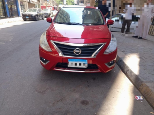 Nissan Sunny 2018 Red Automatic Used for Sale in Giza
