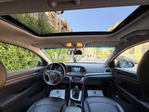 Hyundai Elantra AD 2019 Dark Blue Automatic Used for Sale in 6 October - 2