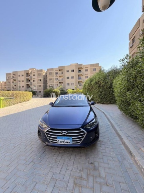 Hyundai Elantra AD 2019 Dark Blue Automatic Used for Sale in 6 October - 8