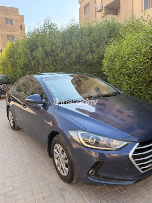 Hyundai Elantra AD 2019 Dark Blue Automatic Used for Sale in 6 October - 10