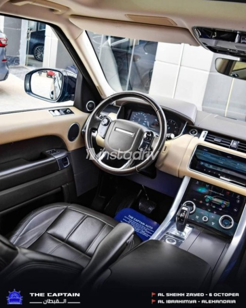 Land Rover Range Rover Sport 2020 Black Automatic Used for Sale in Sheikh Zayed City - 5