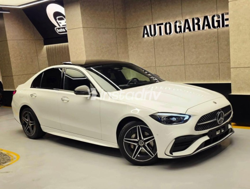 Mercedes C 200 2022 White Automatic Used for Sale in Alexandria - 1