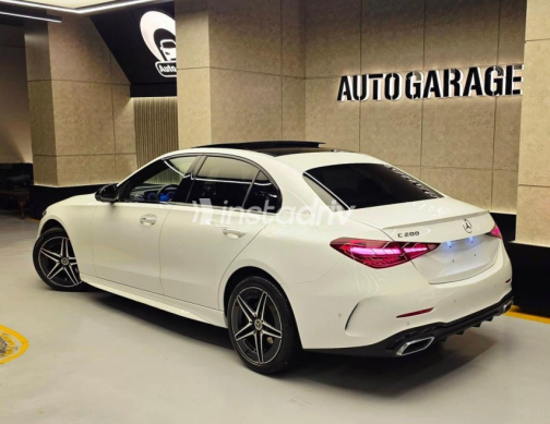 Mercedes C 200 2022 White Automatic Used for Sale in Alexandria - 4