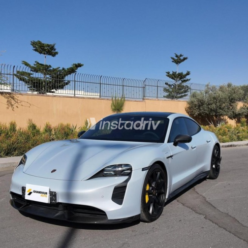 Porsche Taycan 2024 Gray Automatic Used for Sale in Cairo - 2