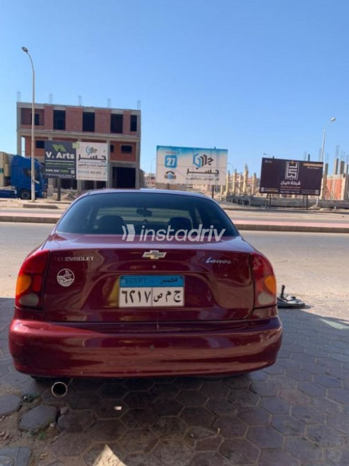 Chevrolet Lanos 2015 Dark Red Automatic Used for Sale in Damietta - 1