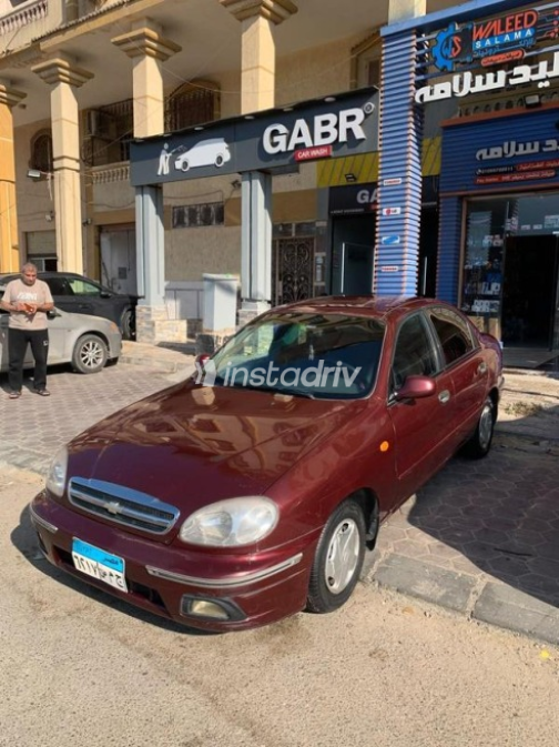 Chevrolet Lanos 2015 Dark Red Automatic Used for Sale in Damietta - 6