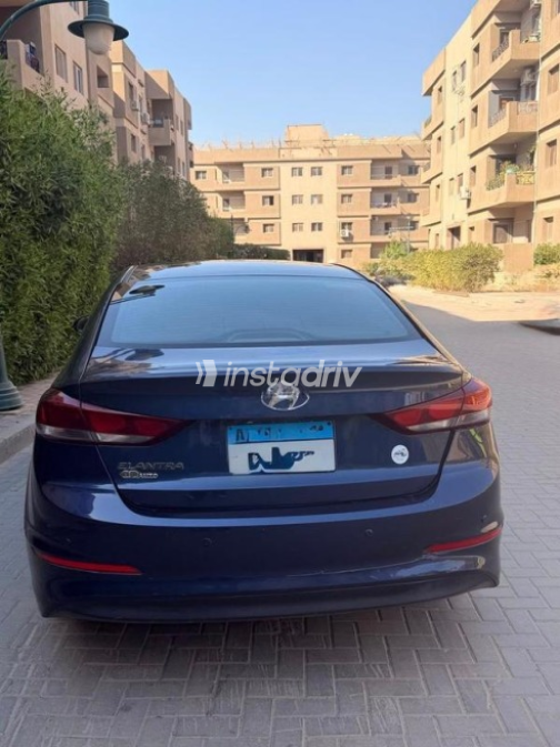 Hyundai Elantra AD 2019 Dark Blue Automatic Used for Sale in 6 October - 1