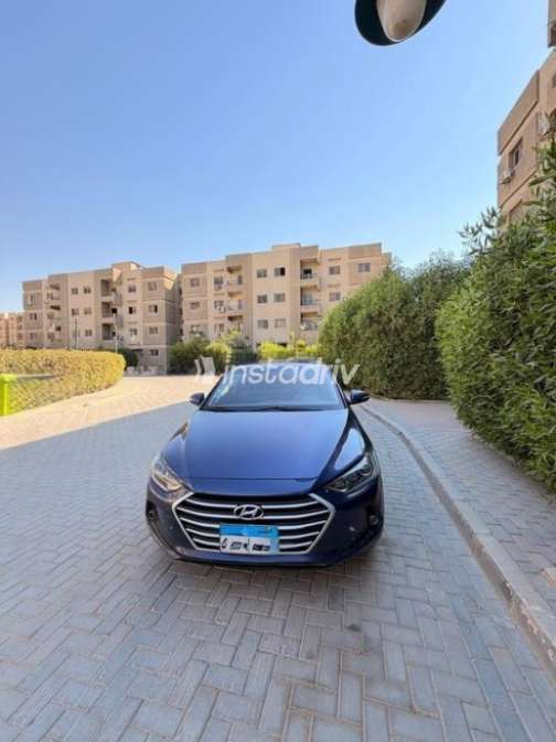 Hyundai Elantra AD 2019 Dark Blue Automatic Used for Sale in 6 October - 4