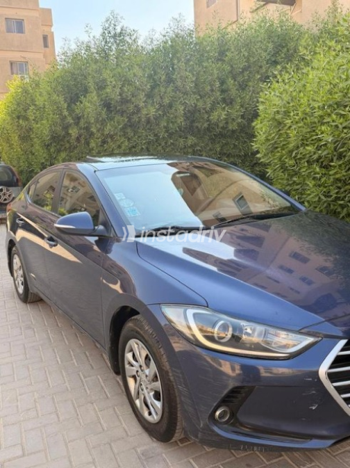 Hyundai Elantra AD 2019 Dark Blue Automatic Used for Sale in 6 October - 5