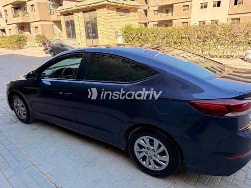 Hyundai Elantra AD 2019 Dark Blue Automatic Used for Sale in 6 October - 7