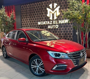 MG 5 2022 Dark Red Automatic Used for Sale in Nasr city