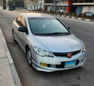 Honda Civic 2008 Silver Automatic Used for Sale in Downtown