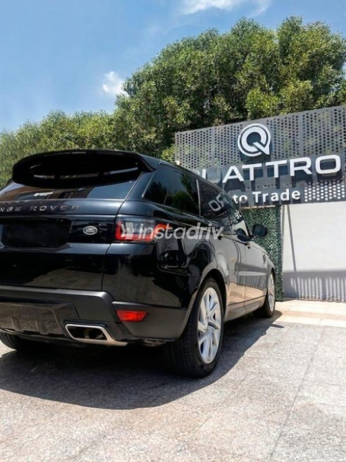 Land Rover Range Rover Sport 2021 Black Automatic Used for Sale in Sheikh Zayed City - 4