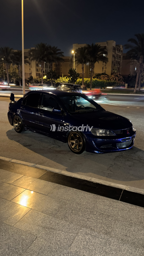 Mitsubishi Lancer 2002 Blue Manual Used for Sale in Madinaty - 5