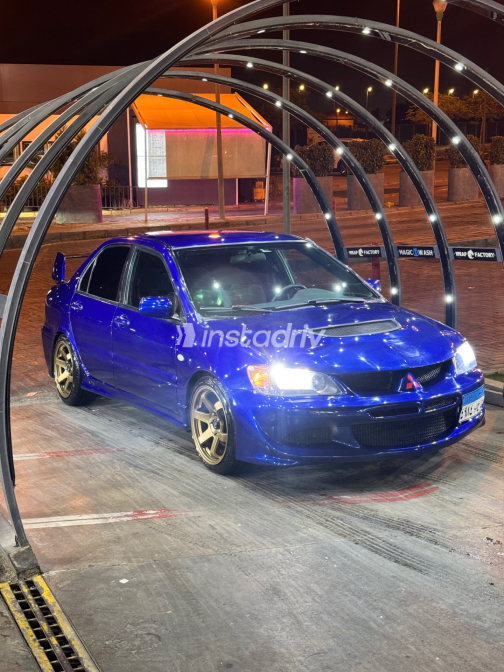 Mitsubishi Lancer 2002 Blue Manual Used for Sale in Madinaty - 8