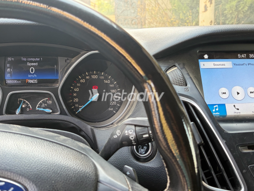 Ford Focus 2017 Brown Automatic Used for Sale in Cairo - 4