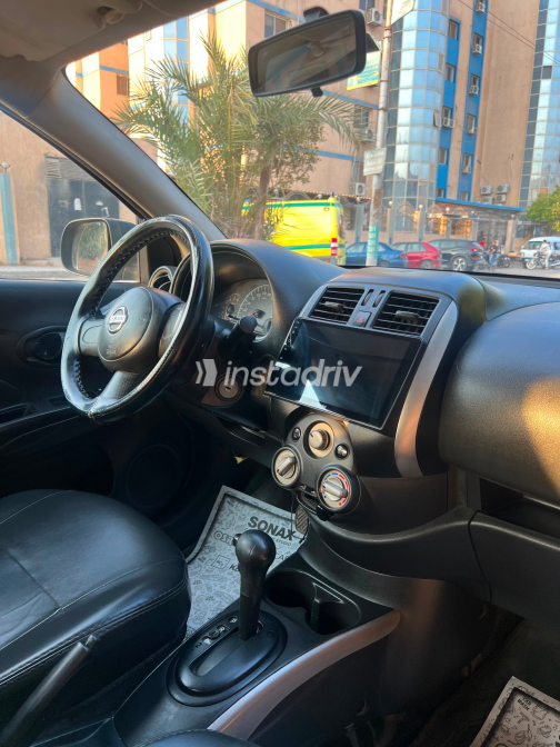 Nissan Sunny 2013 Black Automatic Used for Sale in Kafr Shukr - 4