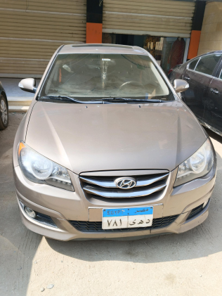 Hyundai Elantra HD 2018 Brown Automatic Used for Sale in Giza