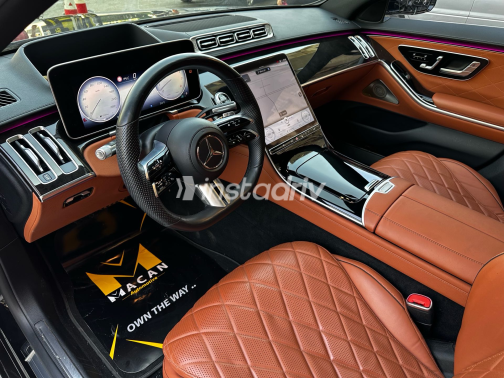 مرسيدس S 500 2021 أسود أوتوماتيك مستعملة للبيع في مصر الجديدة - 5