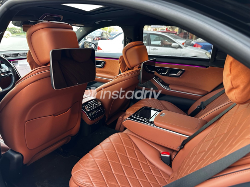 مرسيدس S 500 2021 أسود أوتوماتيك مستعملة للبيع في مصر الجديدة - 7