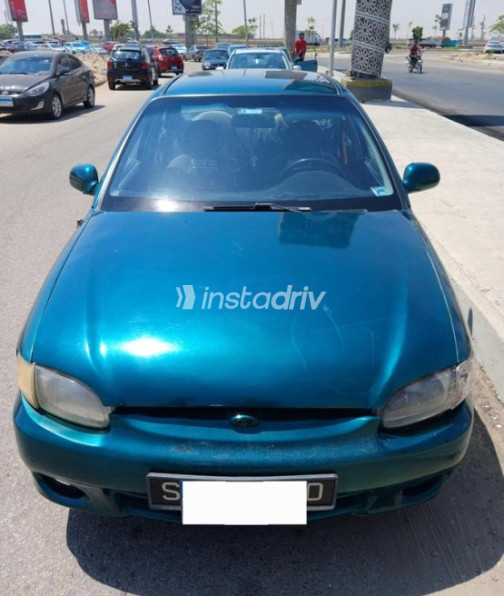 Hyundai Accent 2001 Green Automatic Used for Sale in Cairo - 1
