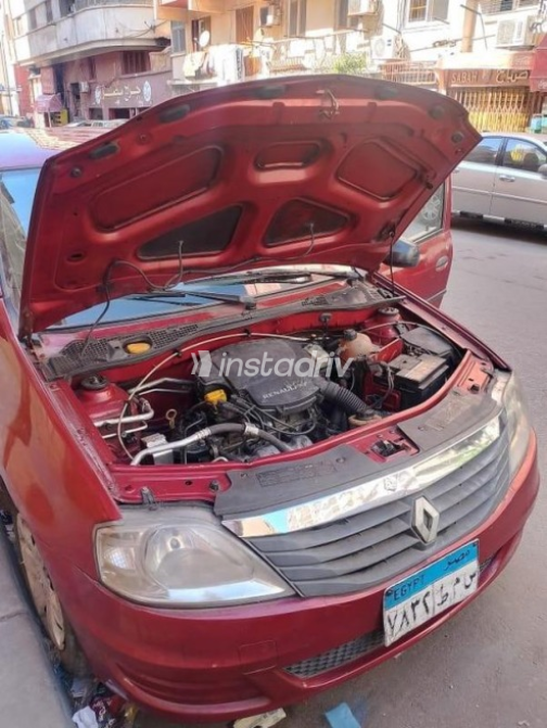 Renault Logan 2011 Dark Red Automatic Used for Sale in Alexandria - 7