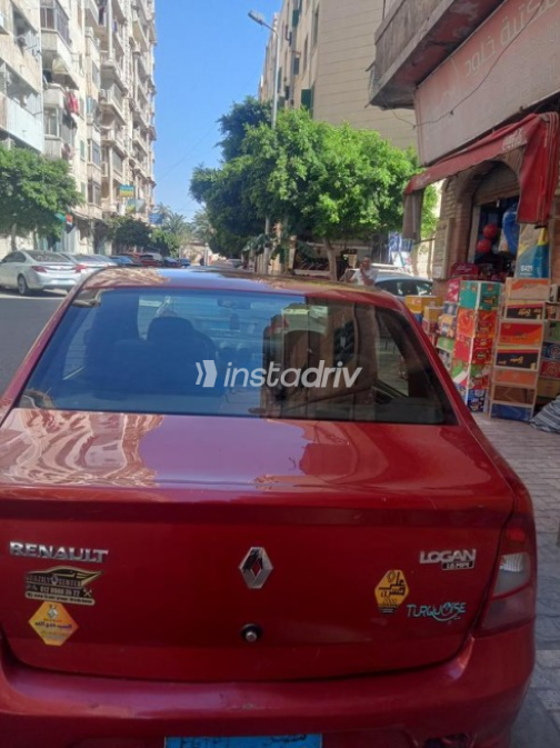 Renault Logan 2011 Dark Red Automatic Used for Sale in Alexandria - 9