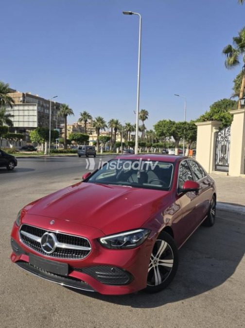 مرسيدس C 200 2023 أحمر أوتوماتيك مستعملة للبيع في مصر الجديدة - 5