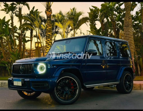مرسيدس جي 63 ايه ام جى 2024 أسود أوتوماتيك مستعملة للبيع في القاهرة - 2