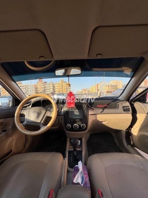 Kia Cerato 2008 Gold Automatic Used for Sale in Suez  - 5