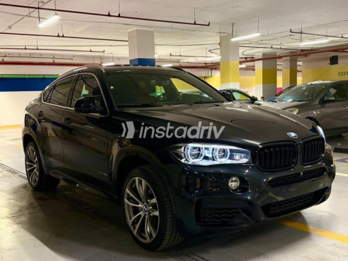 BMW X6 2018 Black Automatic Used for Sale in Cairo - 1