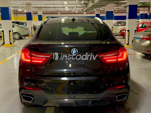 BMW X6 2018 Black Automatic Used for Sale in Cairo - 2