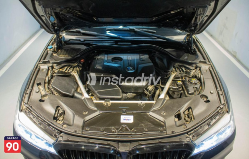 BMW 520 2020 Black Automatic Used for Sale in Madinaty - 7