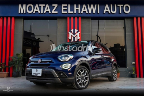Fiat 500 X 2021 Dark Blue Automatic Used for Sale in Cairo - 1