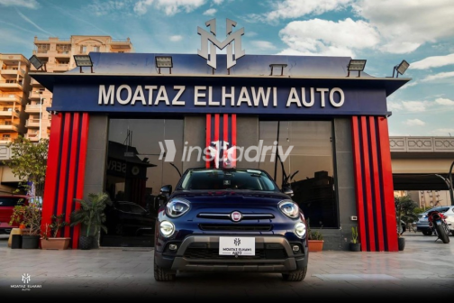 Fiat 500 X 2021 Dark Blue Automatic Used for Sale in Cairo - 5