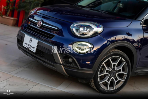 Fiat 500 X 2021 Dark Blue Automatic Used for Sale in Cairo - 7