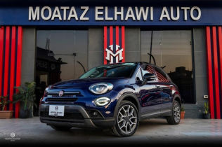Fiat 500 X 2021 Dark Blue Automatic Used for Sale in Cairo