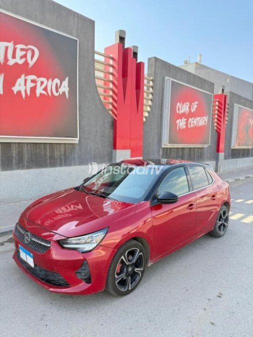 Opel Corsa 2022 Red Automatic Used for Sale in Heliopolis - 1