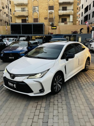 Toyota Corolla 2023 White Automatic Used for Sale in Nasr city