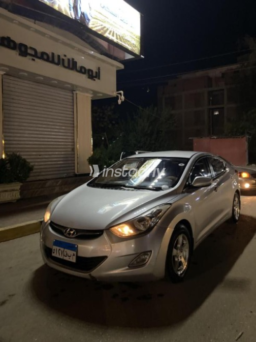 Hyundai Elantra MD 2012 Silver Automatic Used for Sale in El Bagour - 4