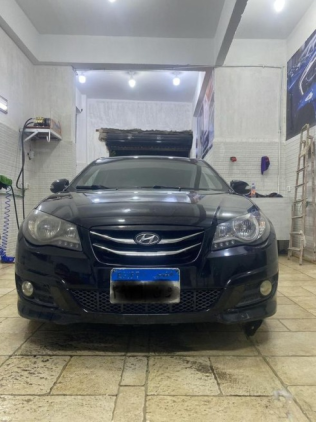 Hyundai Elantra HD 2018 Black Automatic Used for Sale in El Haram