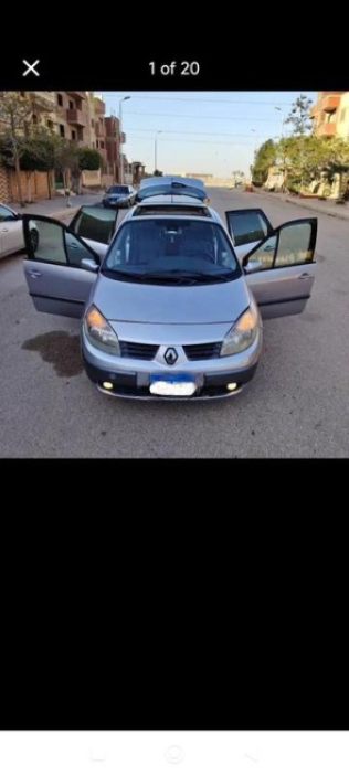 Renault Scenic 2006 Silver Automatic Used for Sale in Pyramids Gardens
