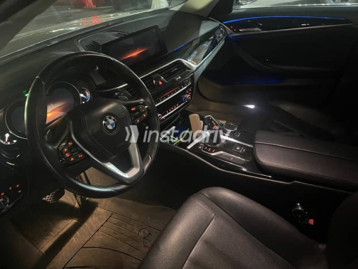 BMW 520 2019 Black Automatic Used for Sale in Cairo - 6