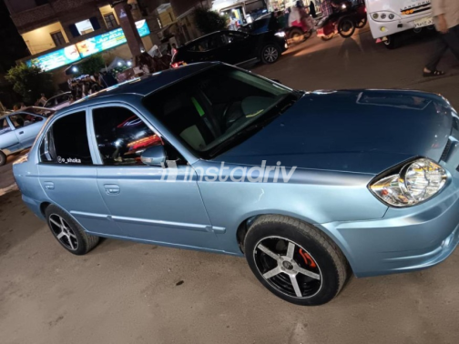 Hyundai Verna 2006 Cyan Automatic Used for Sale in Banha - 3