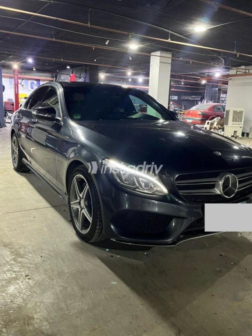 Mercedes C 180 2015 Gray Automatic Used for Sale in Qalyubia - 4