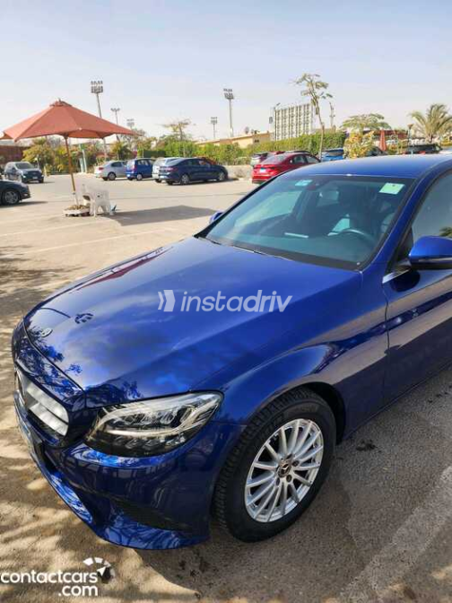 Mercedes C 180 2019 Blue Automatic Used for Sale in Giza - 10