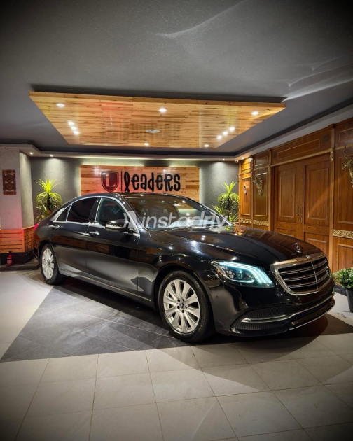 Mercedes S 450 2020 Black Automatic Used for Sale in Giza - 4