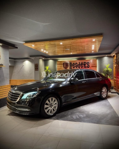 Mercedes S 450 2020 Black Automatic Used for Sale in Giza - 6