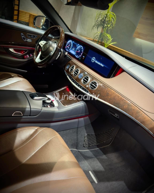 Mercedes S 450 2020 Black Automatic Used for Sale in Giza - 8
