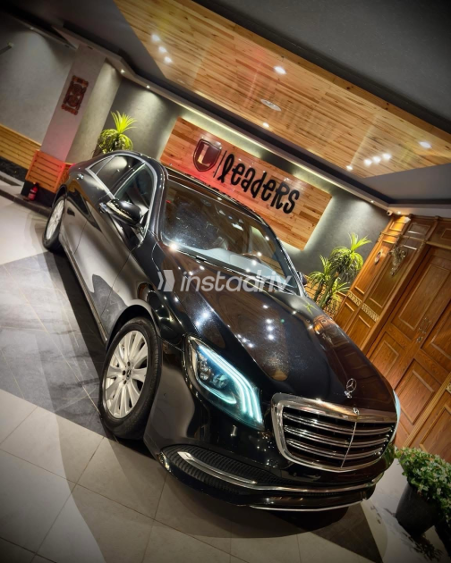 Mercedes S 450 2020 Black Automatic Used for Sale in Giza - 9